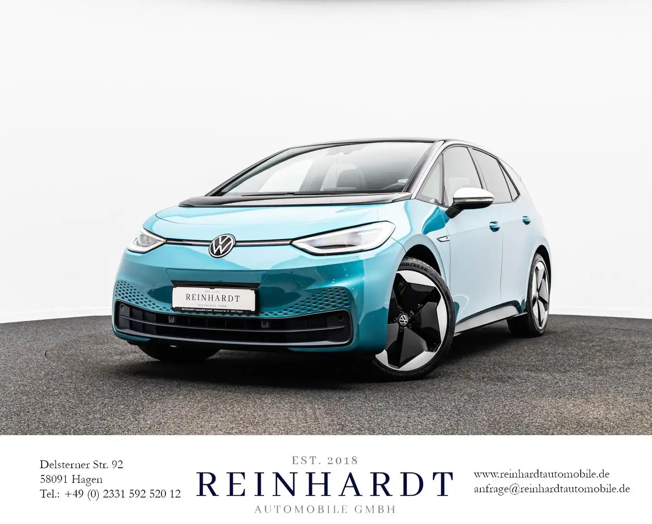 Volkswagen ID.3 PRO PERFORMANCE MAX 1ST/ACC/HuD/PANO/20Z/IQ Bleu - 1