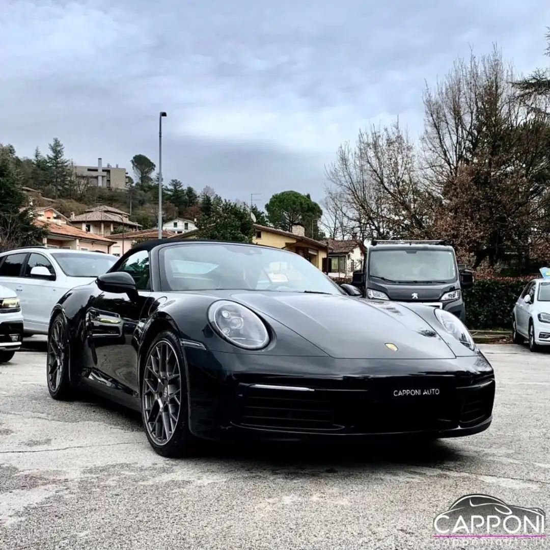 Porsche 992 911 Carrera Cabriolet Noir - 1