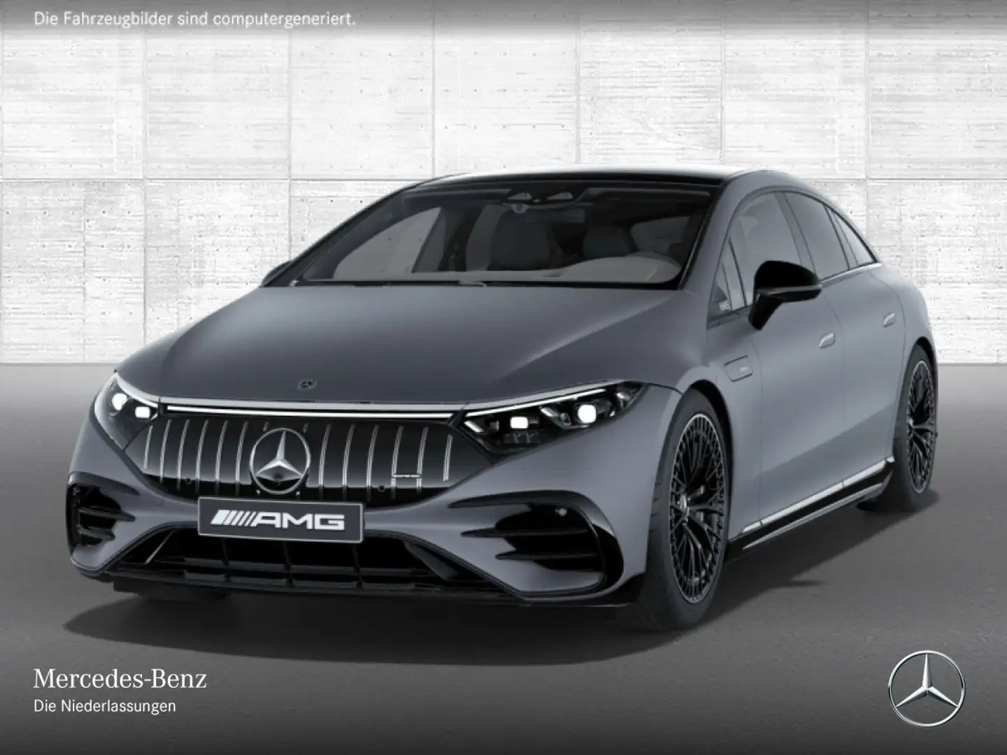 Mercedes-Benz EQS 53 AMG 4M Driversp Fahrass Pano Burmester HUD Grau - 2
