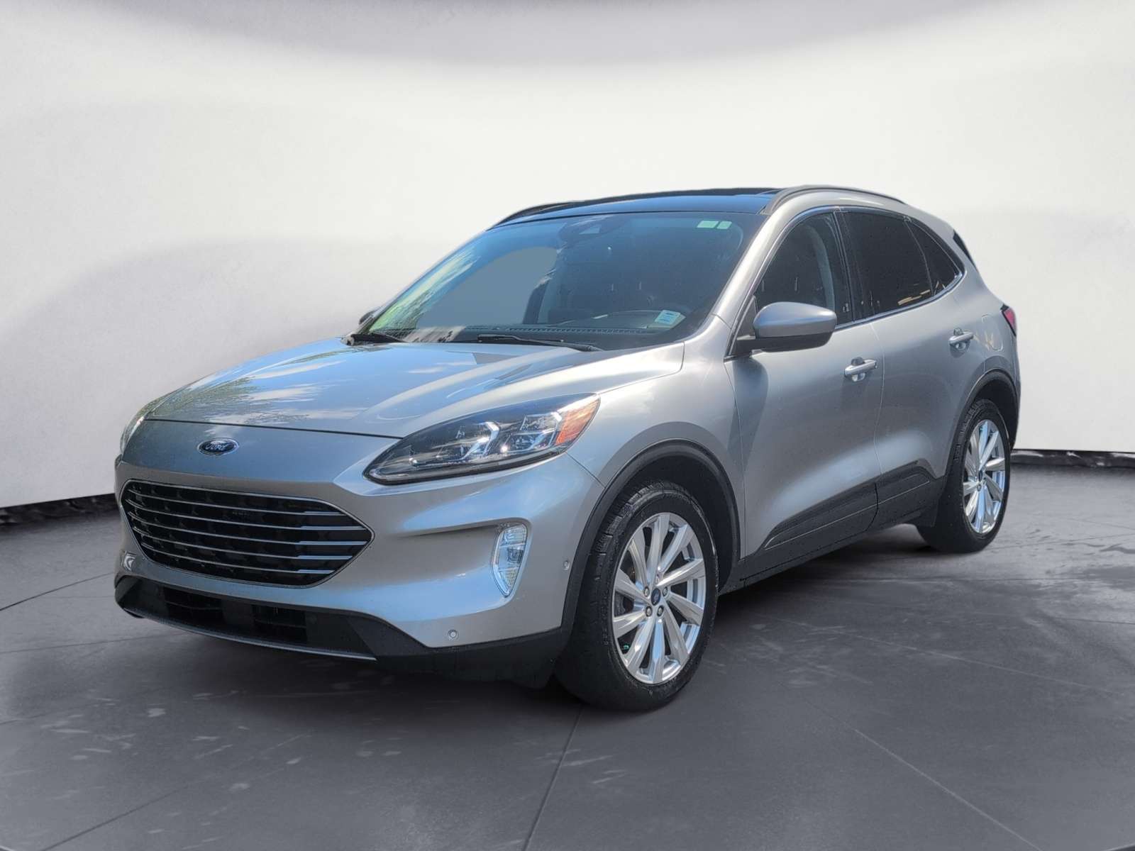 Silver 2021 Ford Escape Hybrid SUV / Crossover All-Wheel Drive Automatic