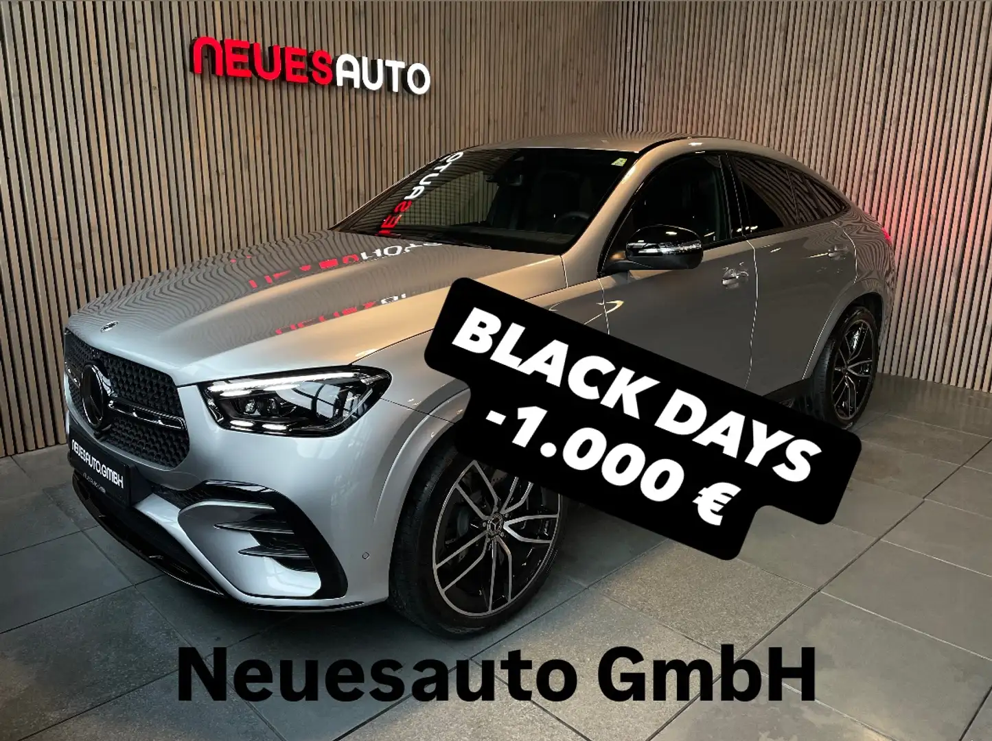 Mercedes-Benz GLE 300 d 4Matic Coupe *Facelift*AMG*AHK*Luft*360°*22'' Grau - 1
