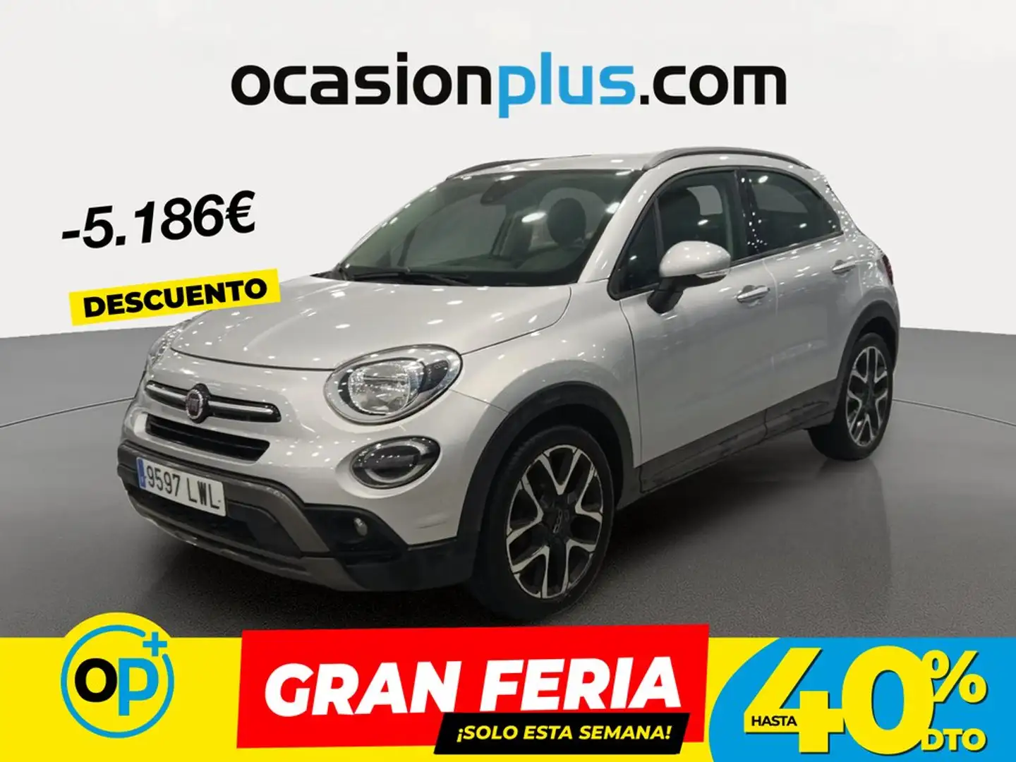 Fiat 500X 1.6Mjt S&S Cross 97kW Gris - 1
