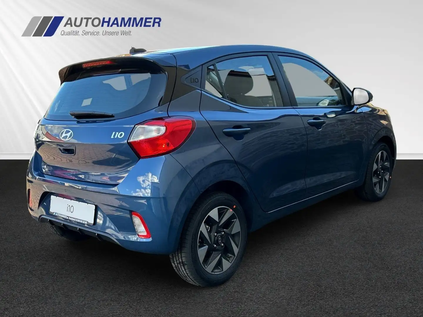 Hyundai i10 1.0 AT TREND Alu Klima SHZ LHZ Navi Kamera Modrá - 2