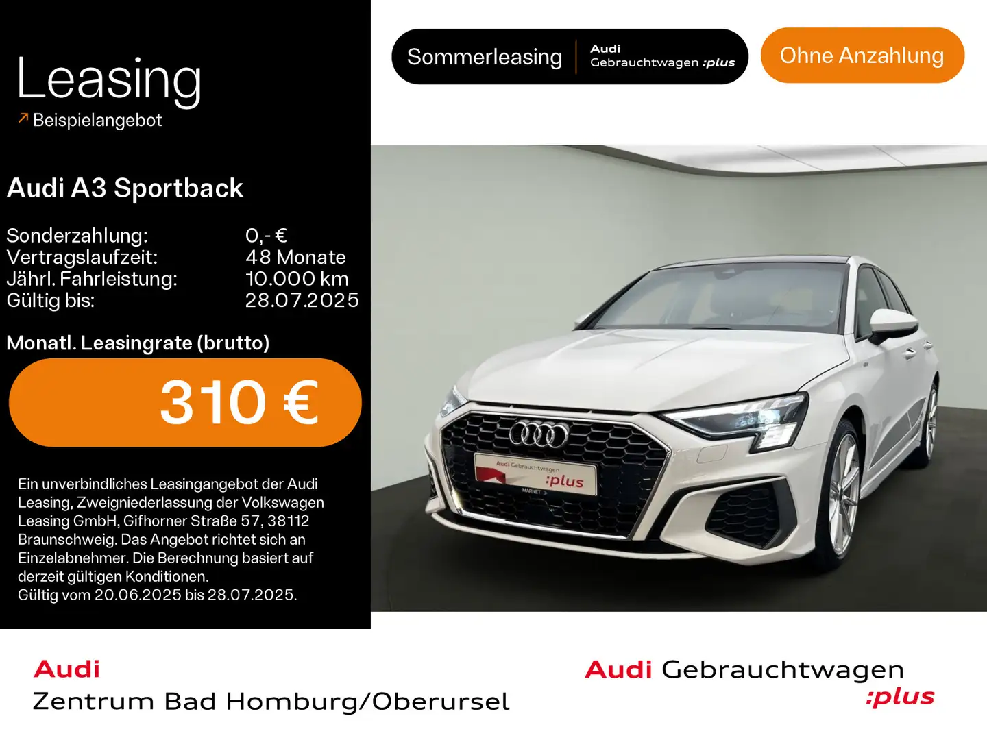 Audi A3 S line 30 TDI*Rückfahrkamera*Matrix Blanco - 1