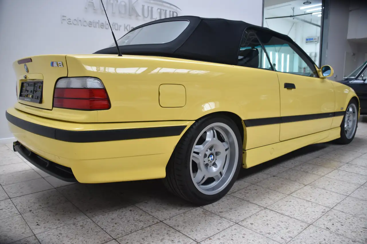 BMW M3 3.2 Cabrio / SMG / Verdeck NEU / Dakargelb, foto 6
