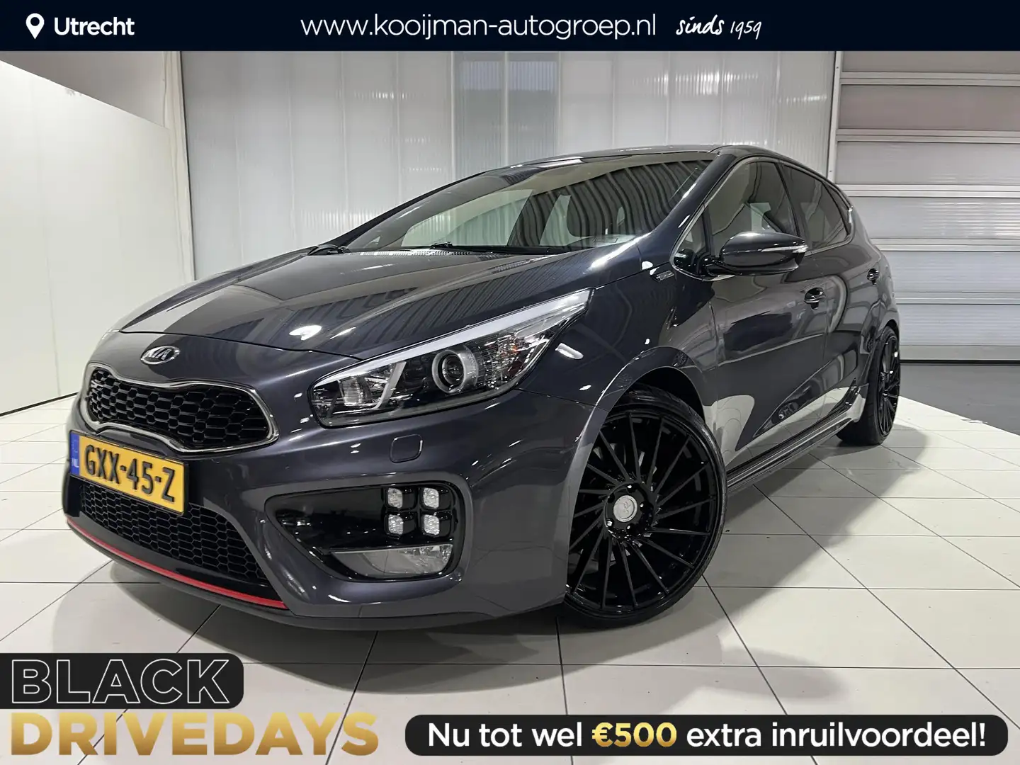 Kia Ceed / cee'd 1.6 T-GDi GT 204 PK, 19 inch, Navigatie, Camera. Grau - 1