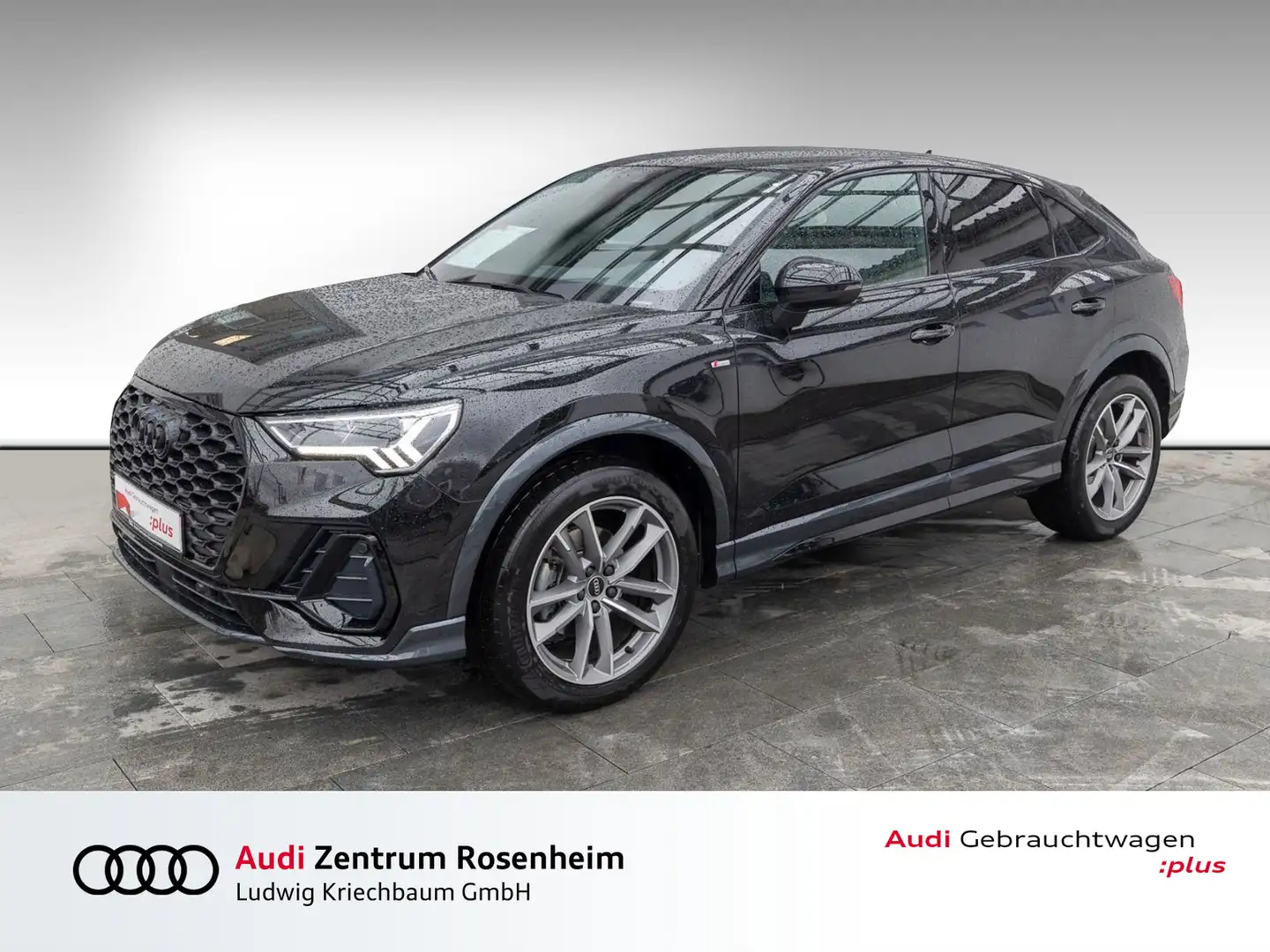 Audi Q3 Sportback S line 35 TFSI S tr.(AHK,sound,RFK,LE Schwarz - 1