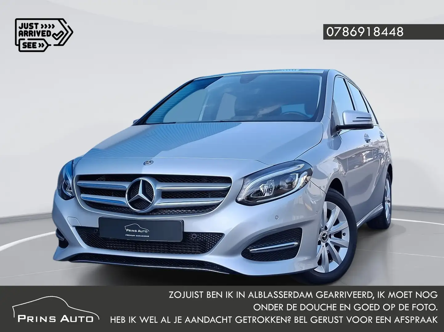 Mercedes-Benz B 180 Ambition |TREKHAAK|BLUETOOTH|SENSOREN|ORIG. NL|NAP Szary - 1