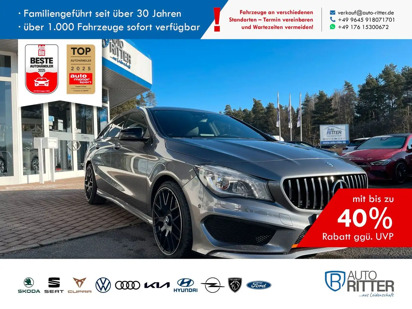 Mercedes-Benz CLA 250 AMG Line Orange Edition Grau - 1