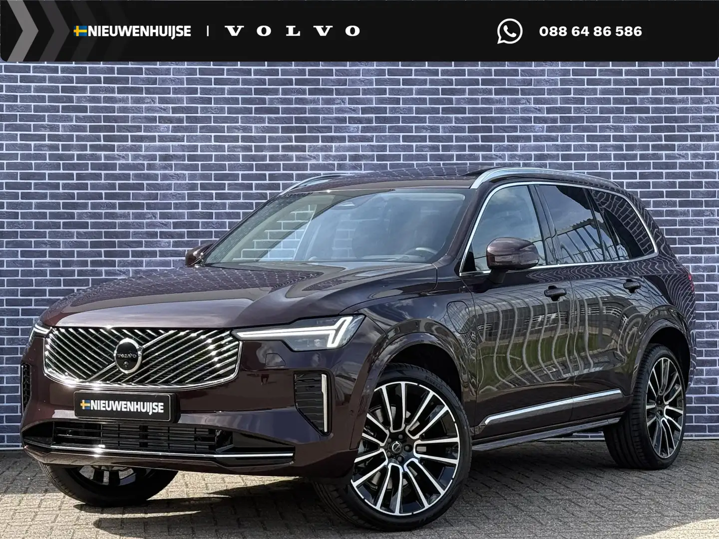 Volvo XC90 2.0 T8 Plug-in hybrid AWD Ultra Bright | Luchtveri Rood - 1