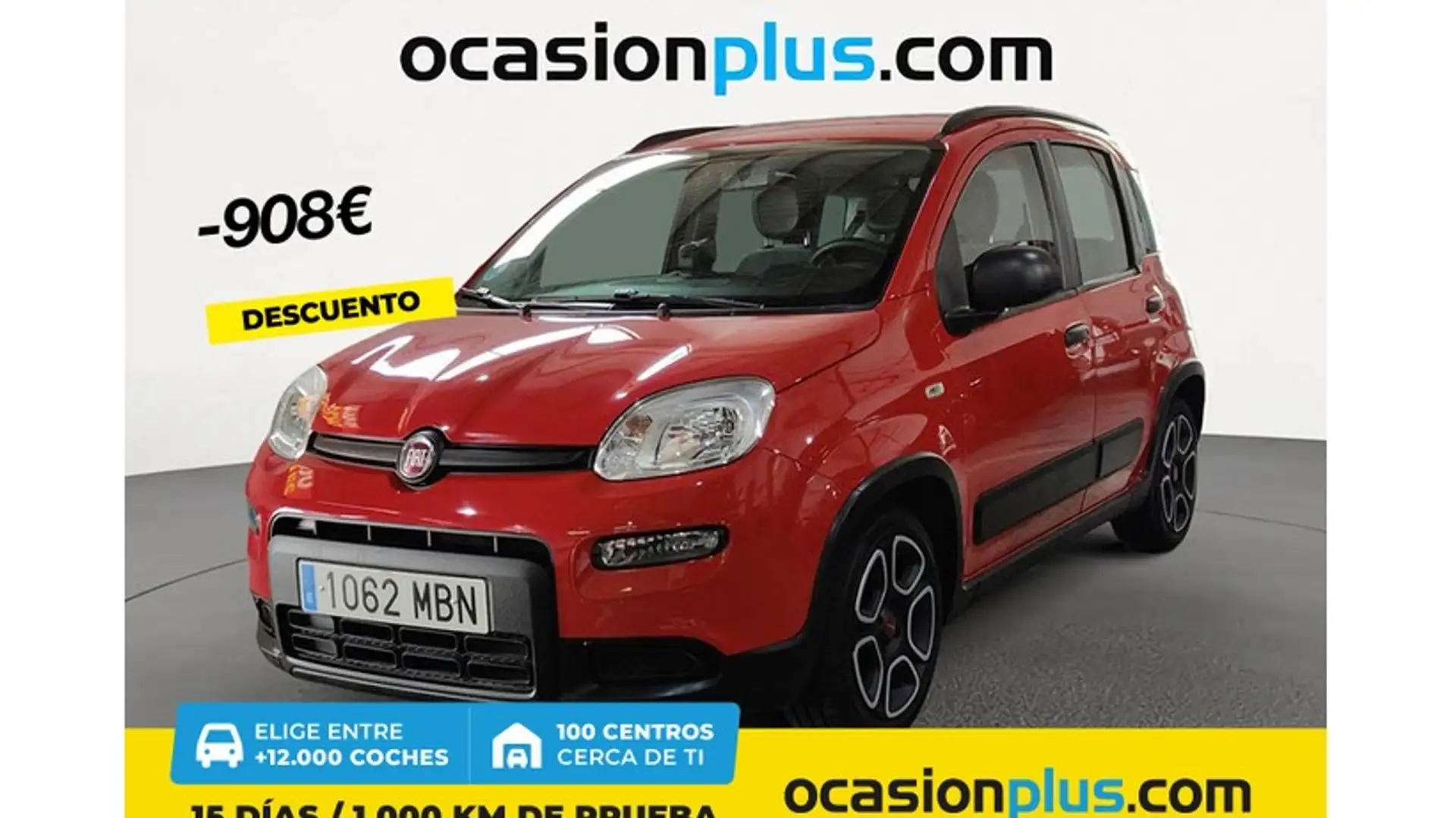 Fiat Panda 1.0 Gse City Live Hybrid Rouge - 1