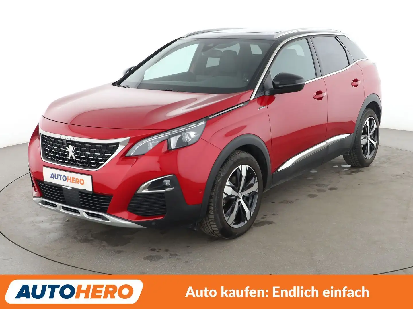 Peugeot 3008 1.6 THP Allure Aut*NAVI*LED*TEMPO*CAM*PDC*SHZ* Rouge - 1