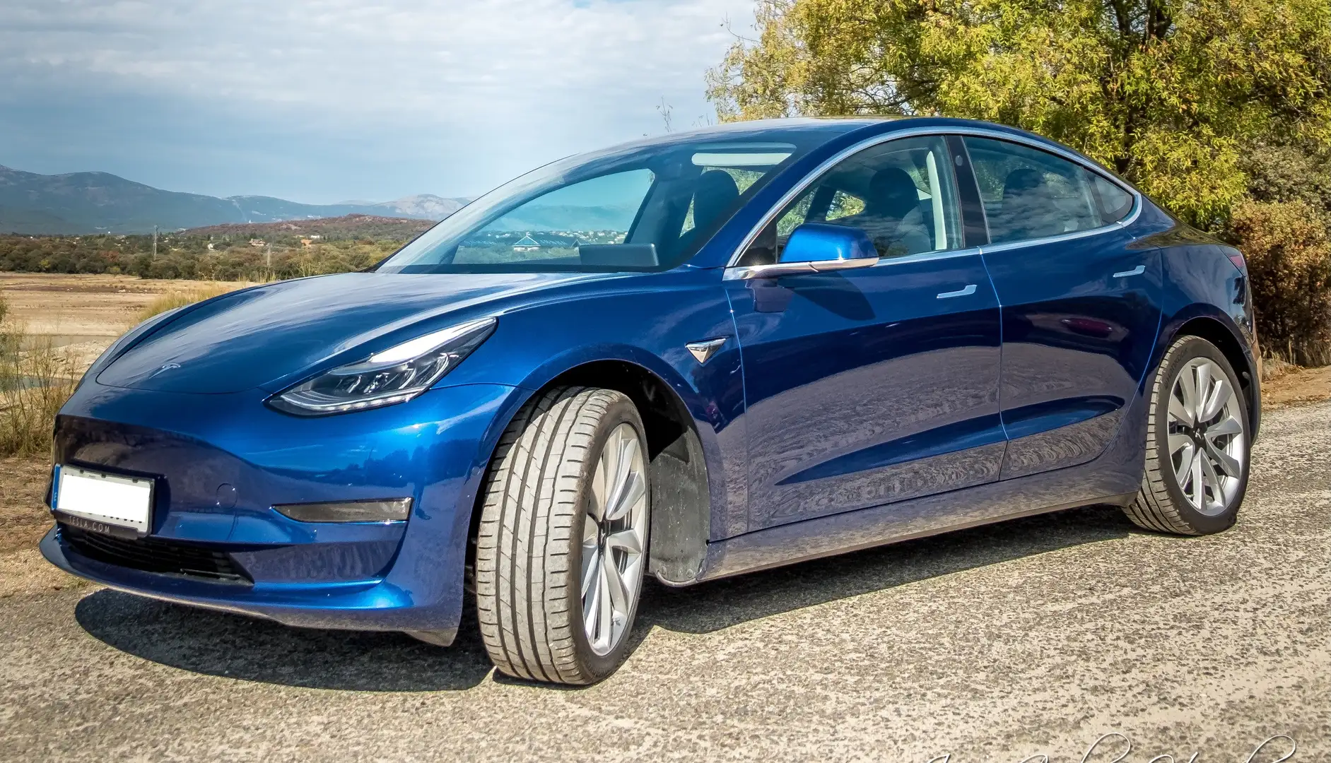 Tesla Model 3 Long-Range RWD Azul - 1