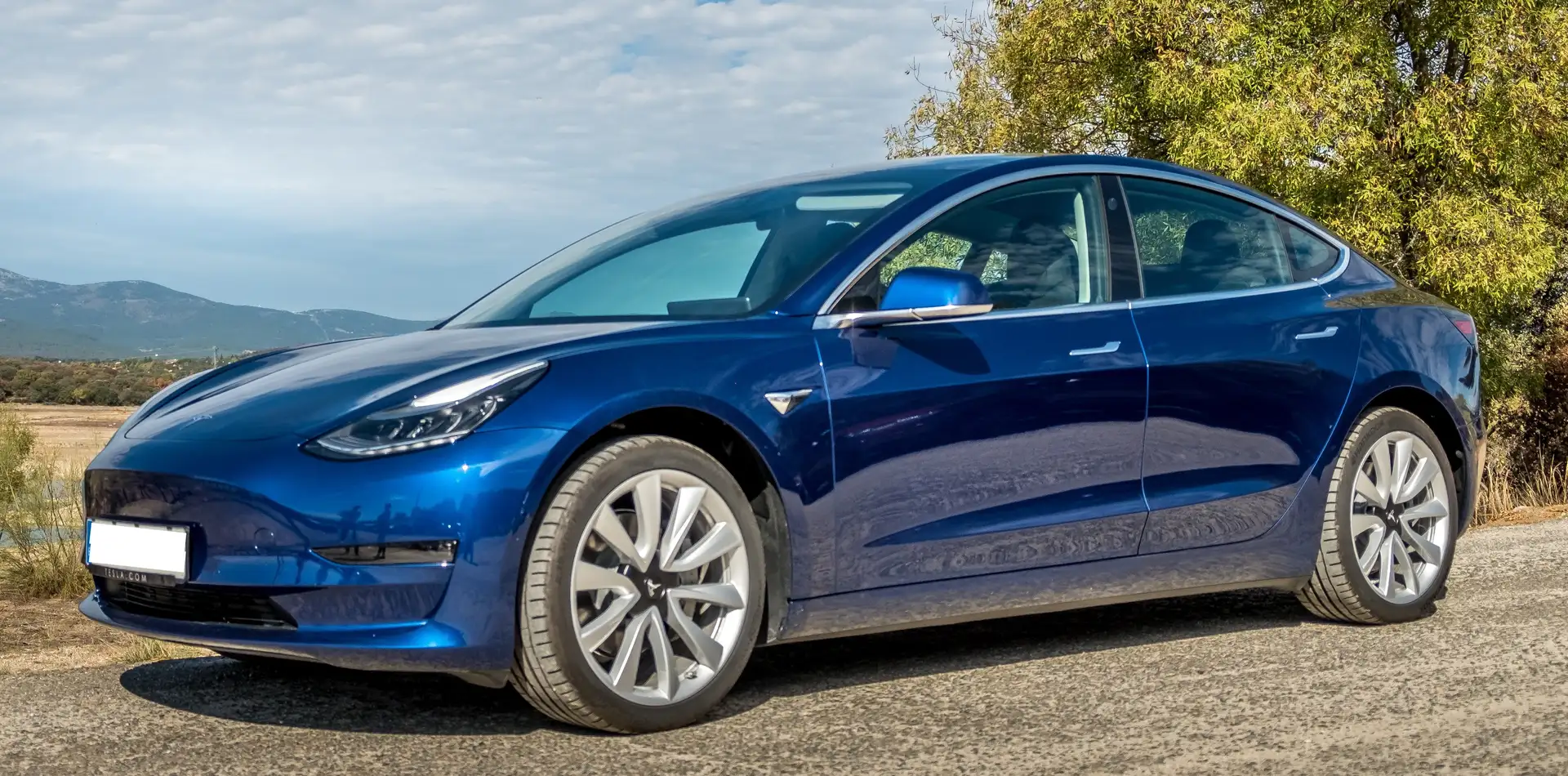 Tesla Model 3 Long-Range RWD Azul - 2