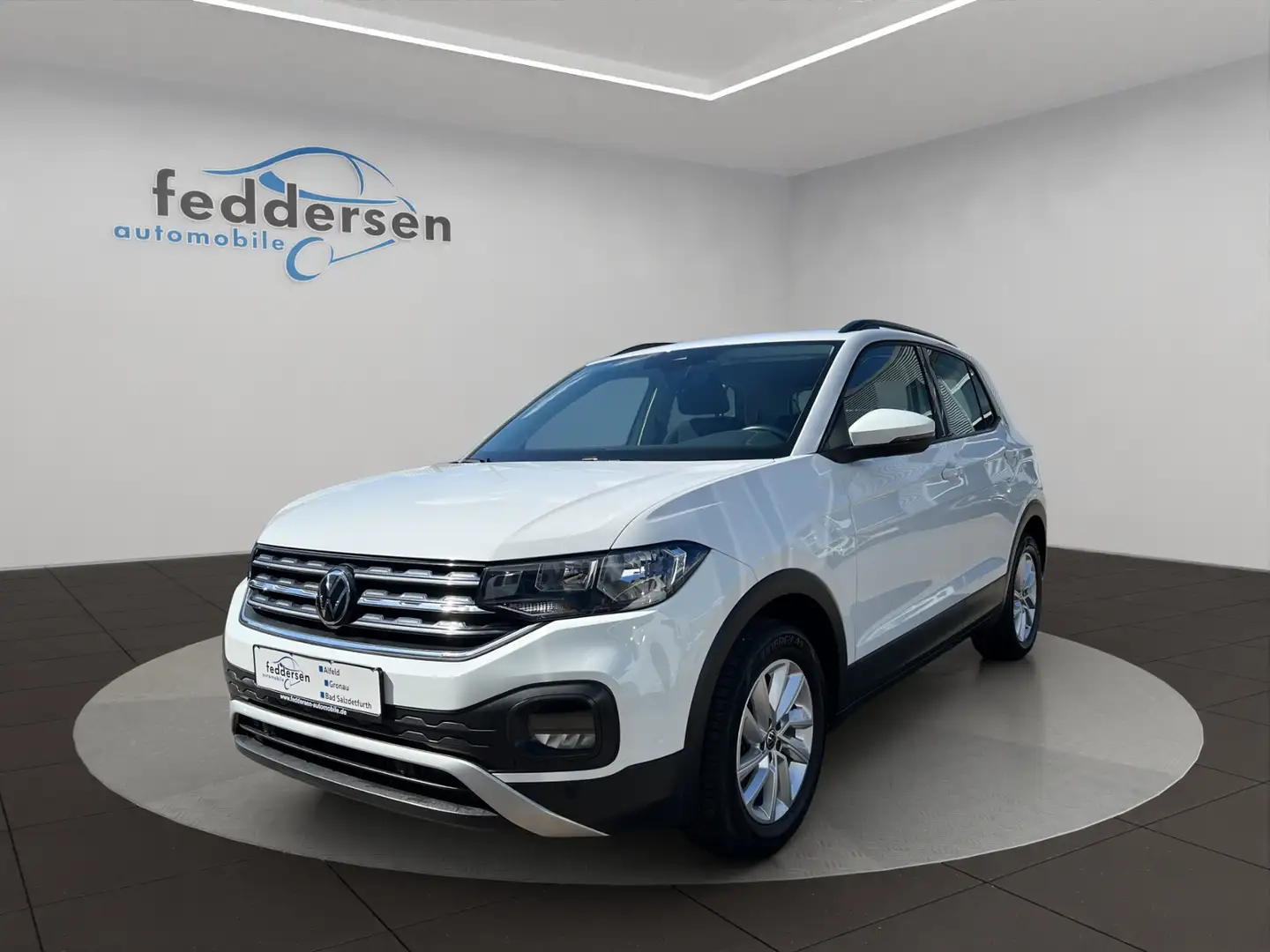 Volkswagen T-Cross Life 1.0 TSI PDC Klima DAB+ Siztheizung ALU Weiß - 2
