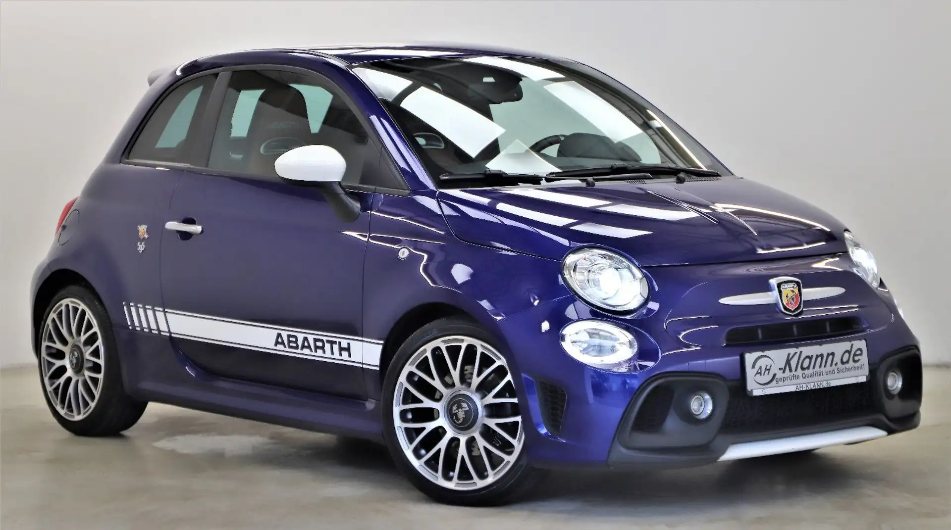 Abarth 500 595 Turismo 1.4 165PS ESTETICO Navi Leder PDC Kék - 1