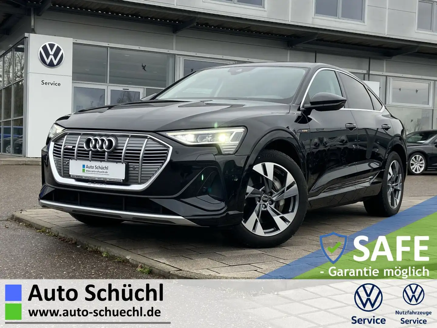 Audi e-tron 55 Sportback quattro S-Line 20"+AUDI-SOUN Noir - 1
