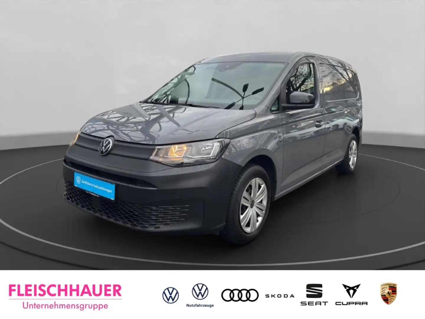 Volkswagen Caddy 2.0 TDI Navi Musikstreaming DAB Ausparkassistent S Grau - 1