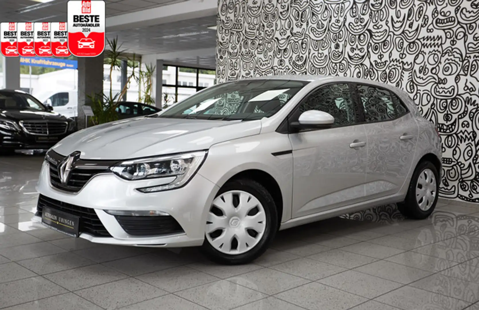 Renault Megane IV Lim. LIFE*SITZH*PDC*TEMPOMAT*5-TÜRER* Argent - 1
