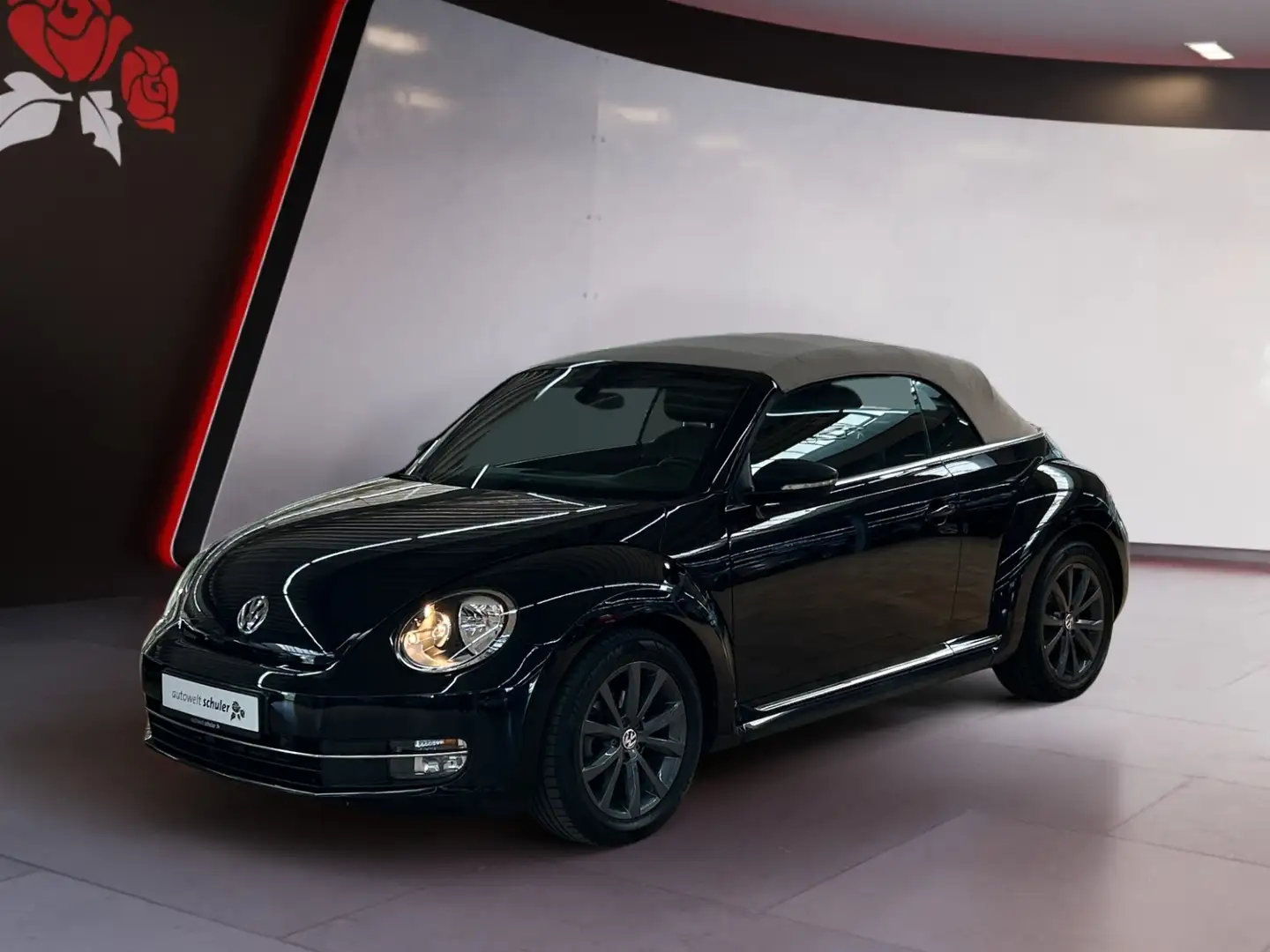 Volkswagen Beetle Cabriolet 1.2 TSI Club Navi SHZ PDC Noir - 2