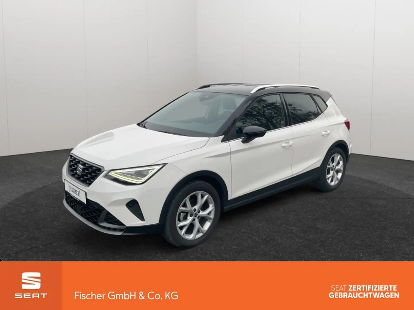 SEAT Arona 1.0TSI DSG FR Navi LED ACC DAB Rear View Weiß - 1