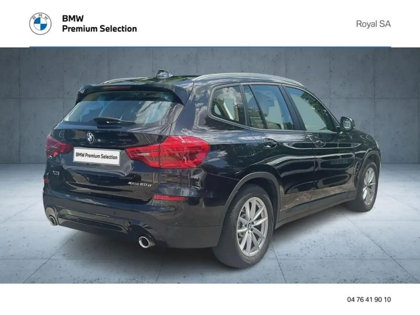 BMW X3 xDrive20dA 190ch Lounge Euro6c Noir - 2