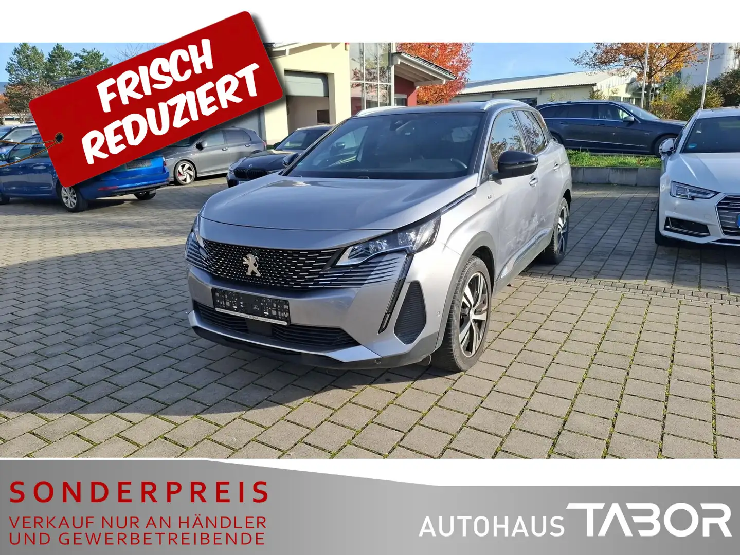Peugeot 3008 1.2 PT 130 GT Aut. Leder EasyP AHK el.HK Gris - 1