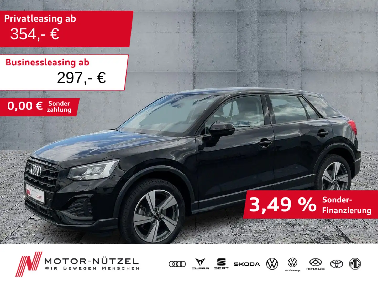 Audi Q2 40 TFSI QU S-TR ADVANCED LED+NAVI+RFK+ACC+18" Schwarz - 1