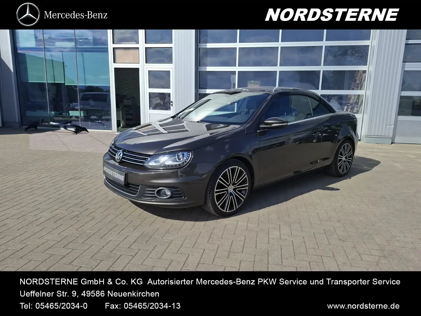 Volkswagen Eos Eos 2.0 TDI EXCLUSIVE LED/SOUND SYSTEM/GEPFLEGT Brun - 1
