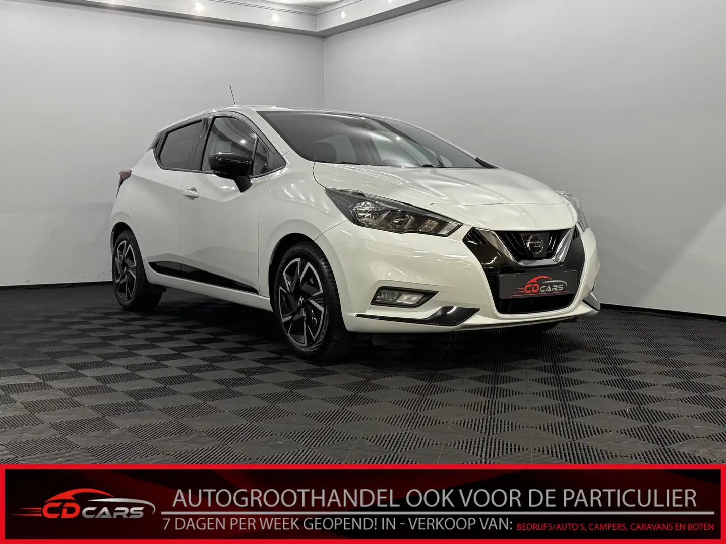 Nissan Micra 1.0 IG-T N-Design Airco, Navi, Parkeersensoren, Cr Blanc - 1