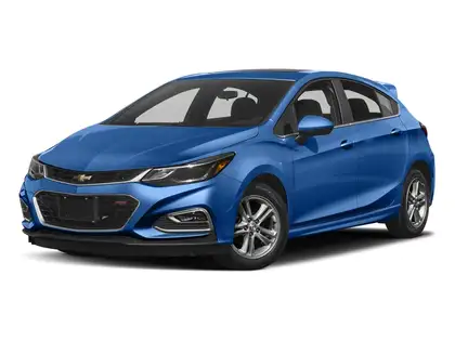 Blue 2017 Chevrolet Cruze Hatchback Front-Wheel Drive 6-Speed Automatic