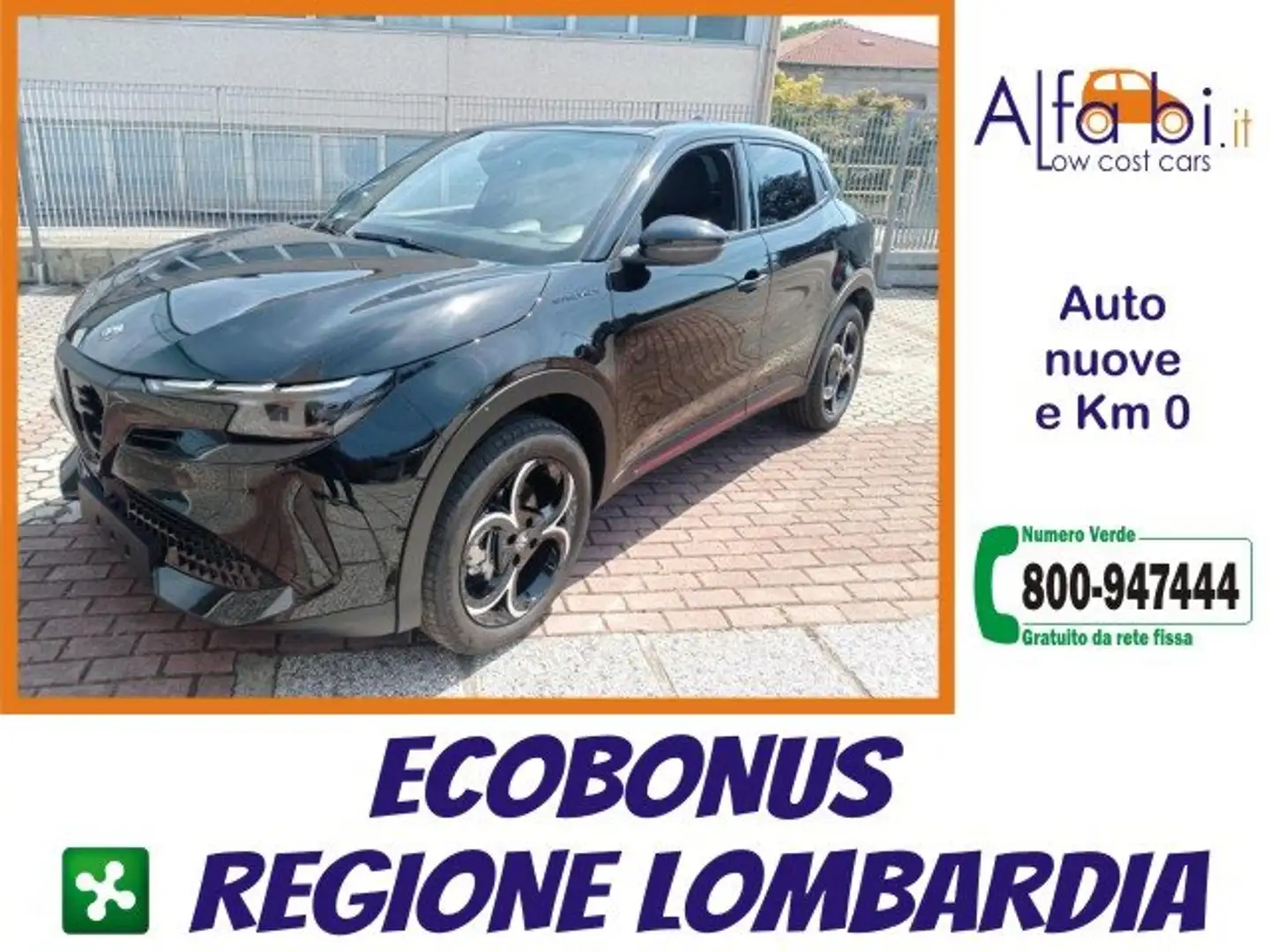 Alfa Romeo Junior 1.2 145CV Hybrid eDCT6 Ibrida Speciale Nero - 1