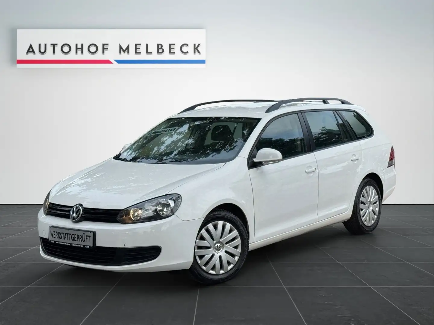 Volkswagen Golf VI Variant Trendline *2.HAND*KLIMA*S-HEFT* Blanc - 1