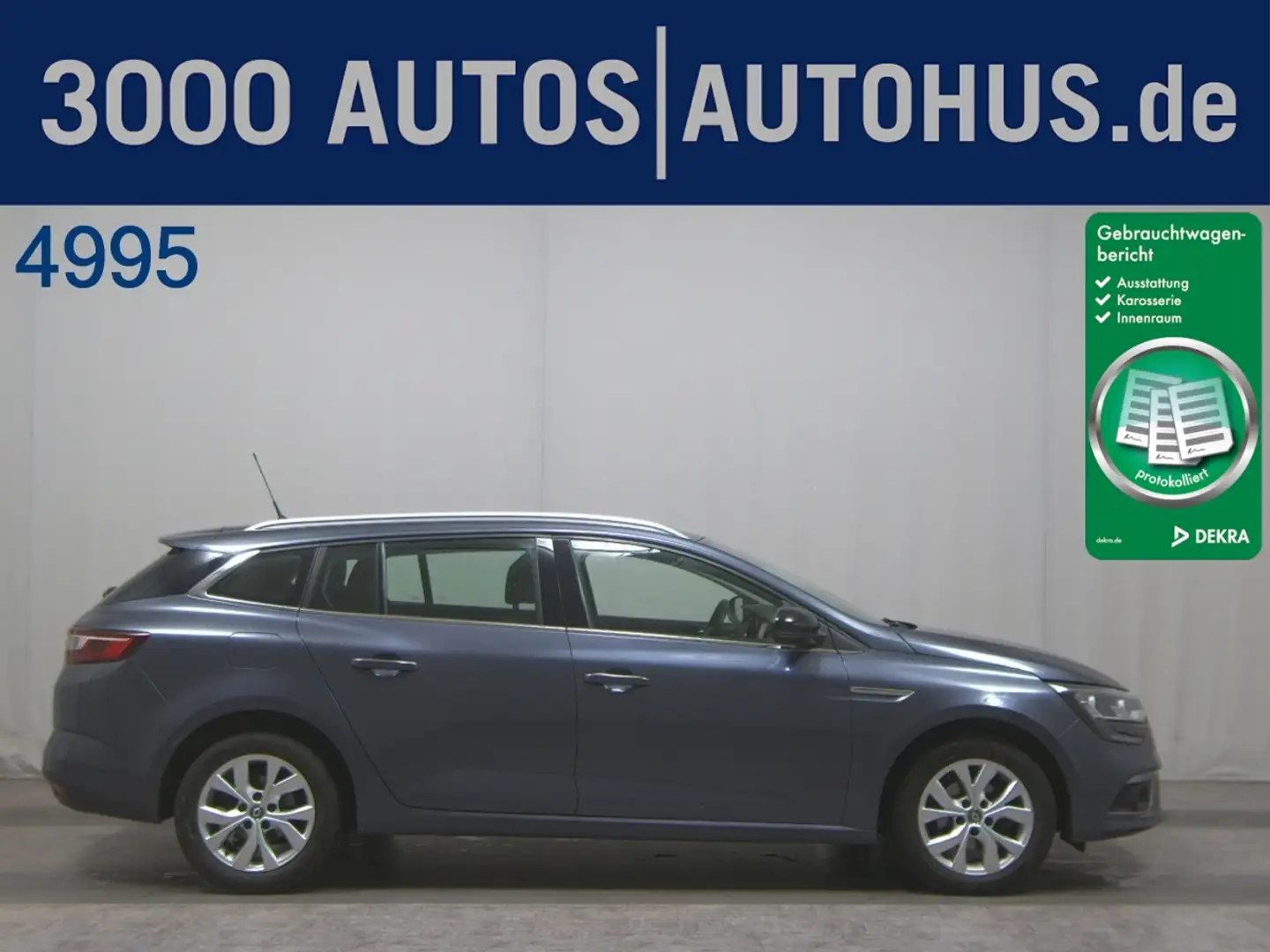 Renault Megane Grandtour 1.3 TCe Limited Navi AHK RFK Grau - 1