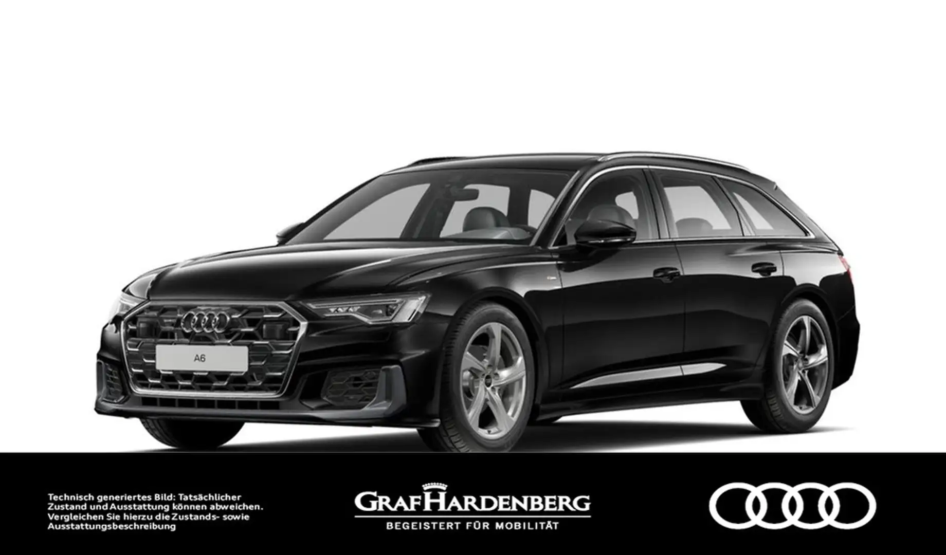 Audi A6 Avant 40 TDI quattro S line Matrix Navi Pano + Kos Schwarz - 1