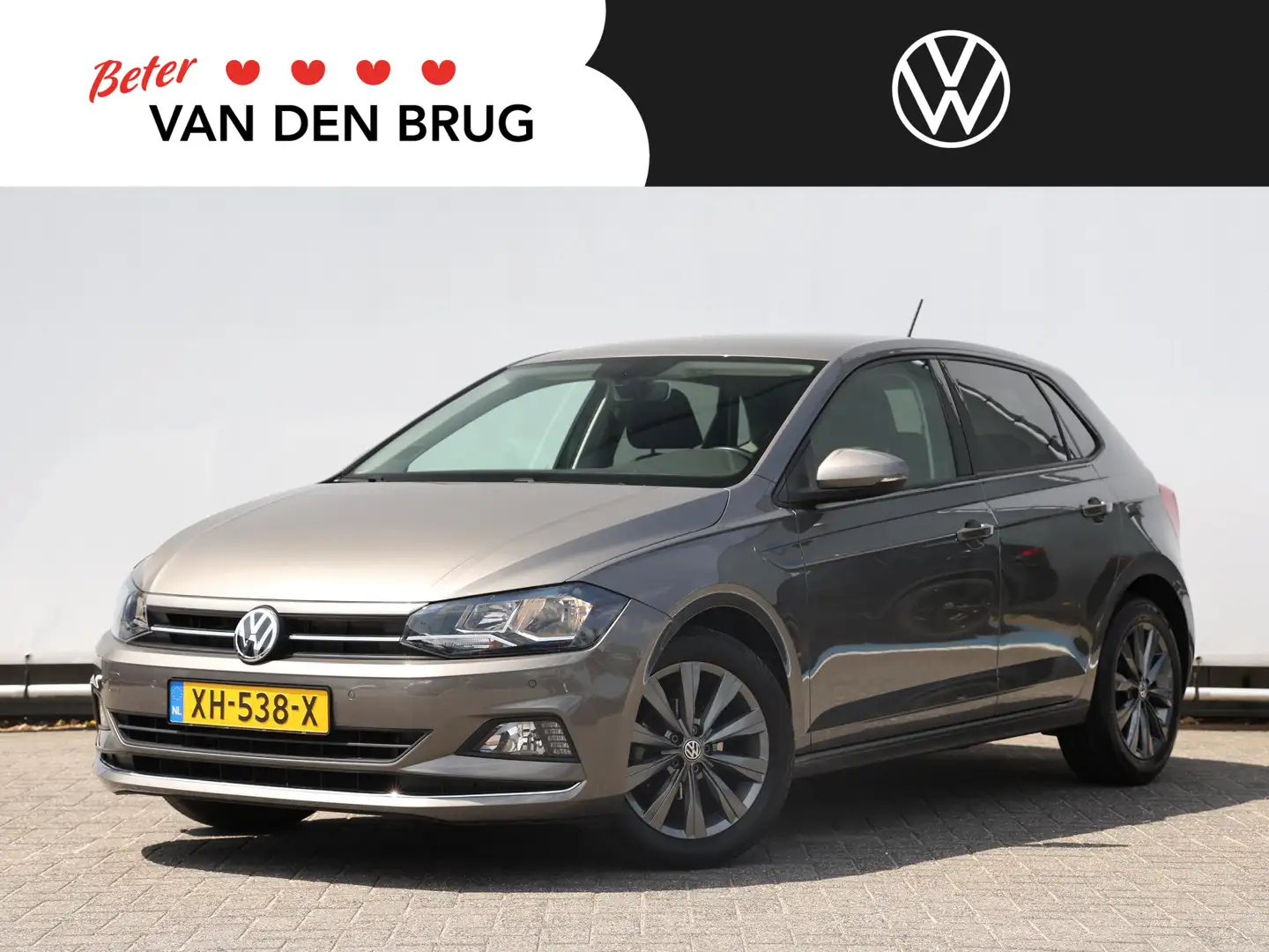 Volkswagen Polo 1.0 TSI Highline 95 pk | Parkeersensoren | Climate Grijs - 1