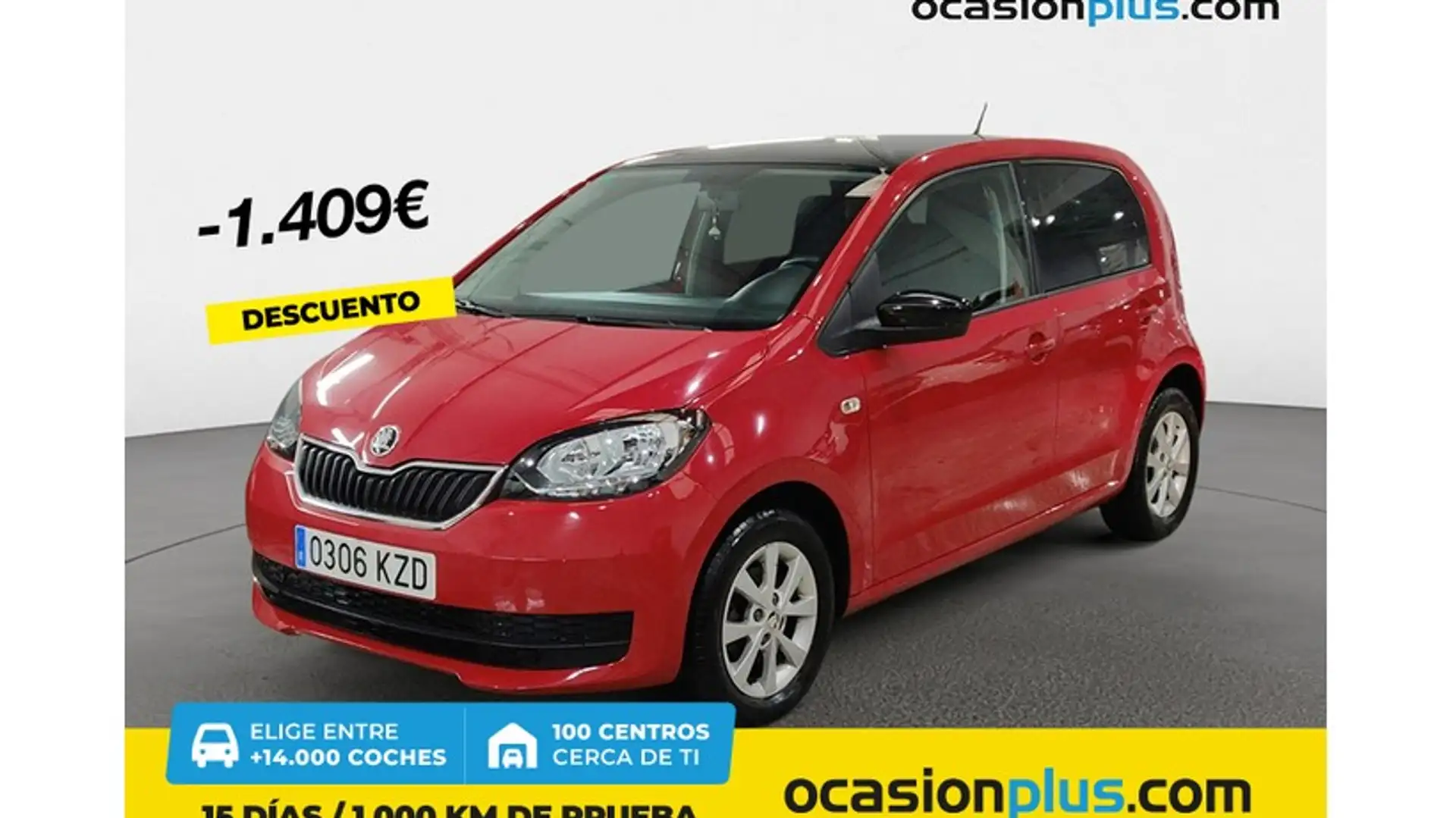 Skoda Citigo 1.0 MPI Ambition 44kW Rouge - 1