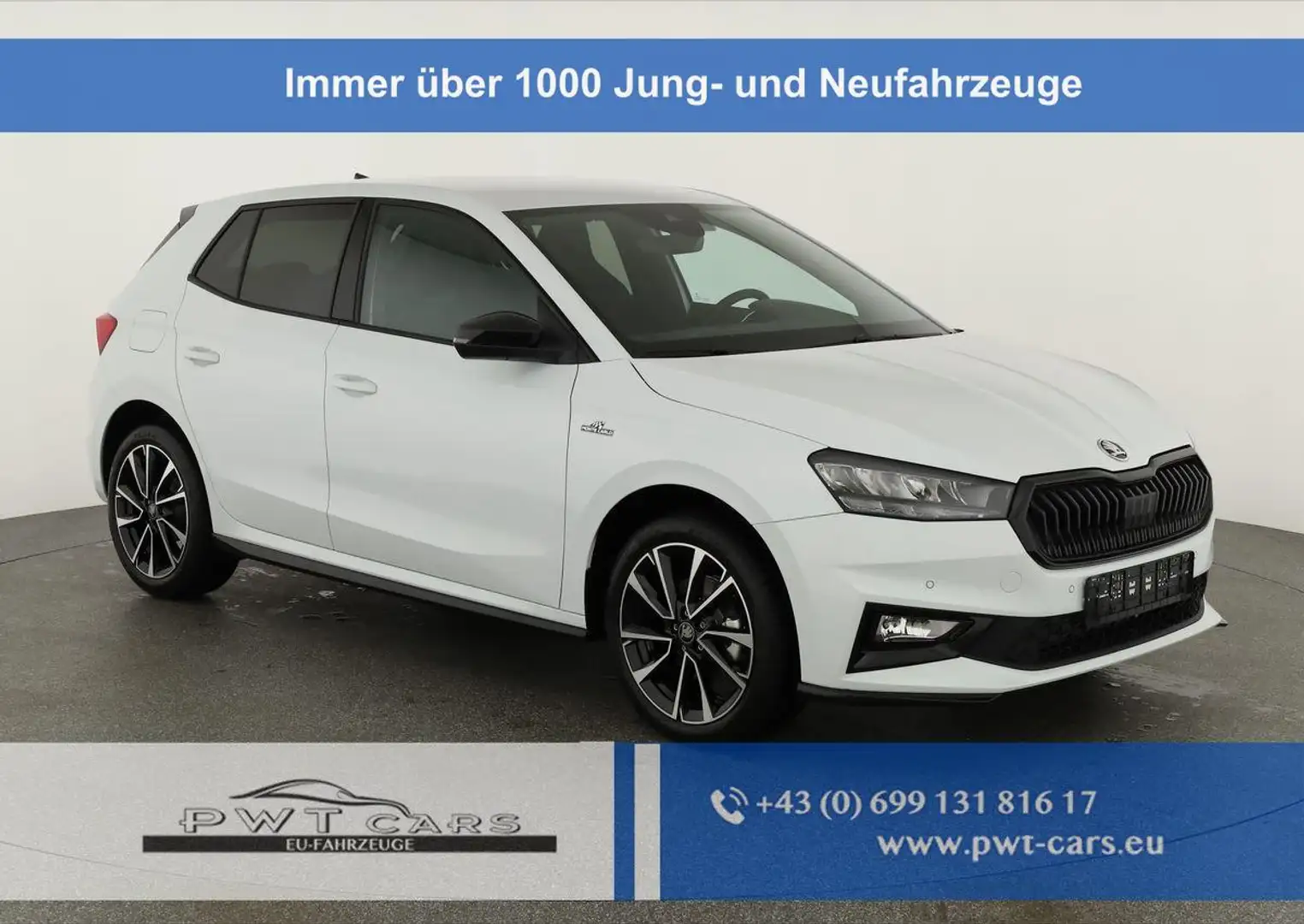 Skoda Fabia Monte Carlo 1.5 TSI DSG Carlo, Kamera, 17-Zoll,... Blanc - 1