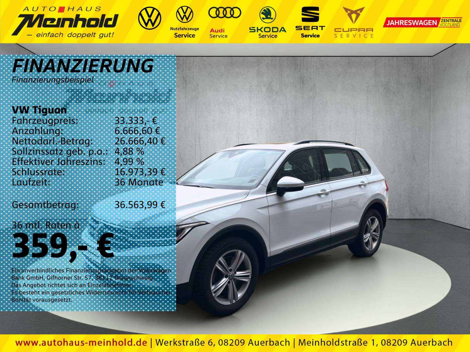 Second hand Volkswagen Tiguan 2.0