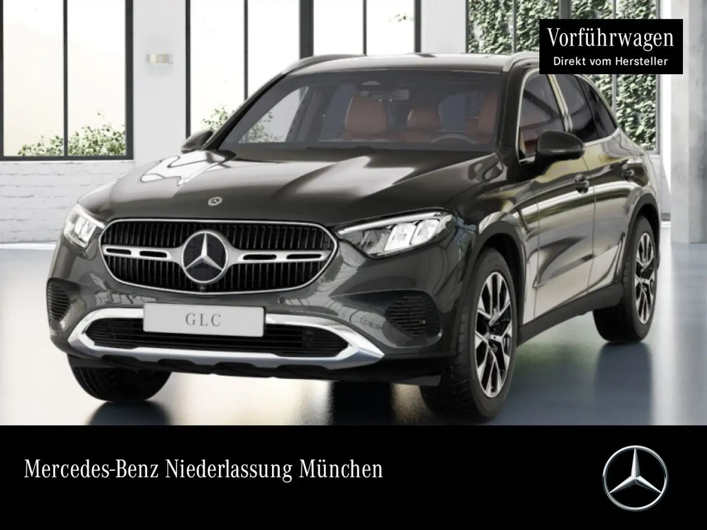 Mercedes-Benz GLC 200 4M AVANTG+360+AHK+LED+TOTW+KEYLESS+9G Grau - 1