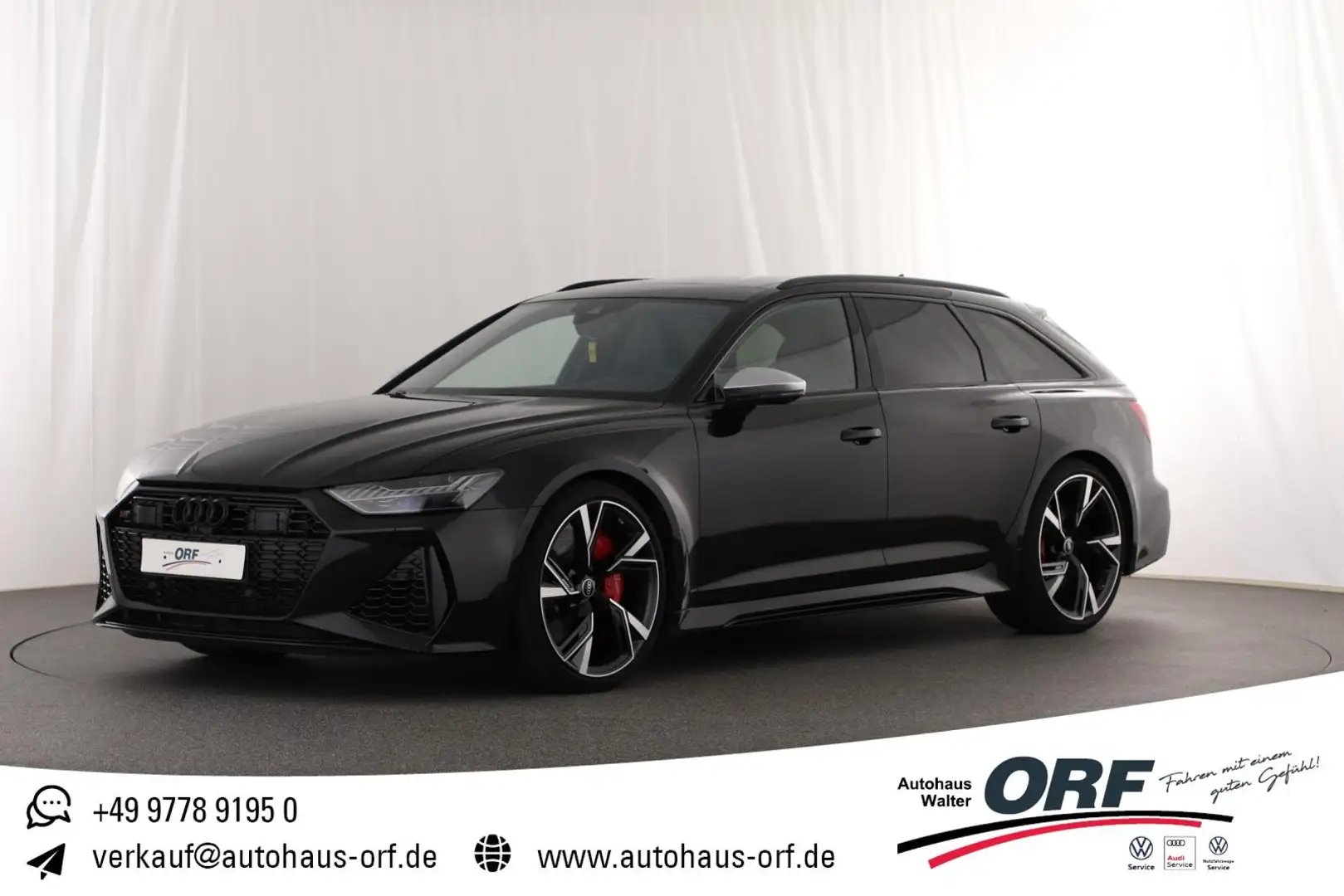 Audi RS6 Avant 305KM/H ASG 06/2027/100tkm ESSENTIAL-PAKET M Schwarz - 1