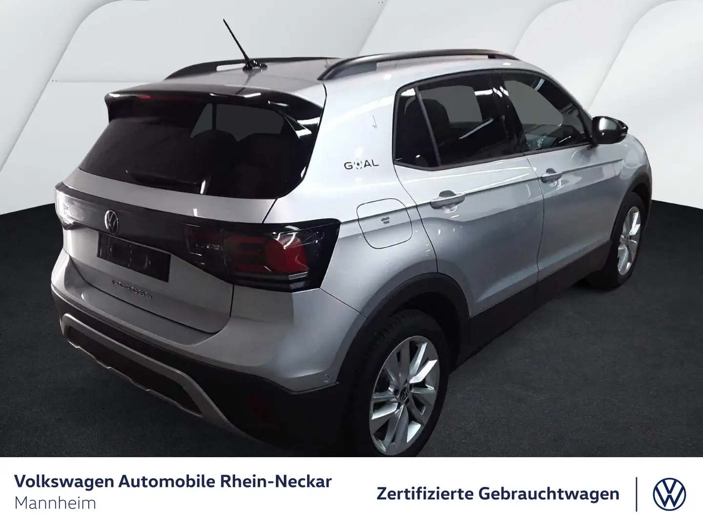 Volkswagen T-Cross 1.0 TSI Goal DSG Navi AHK LED uvm Silber - 2