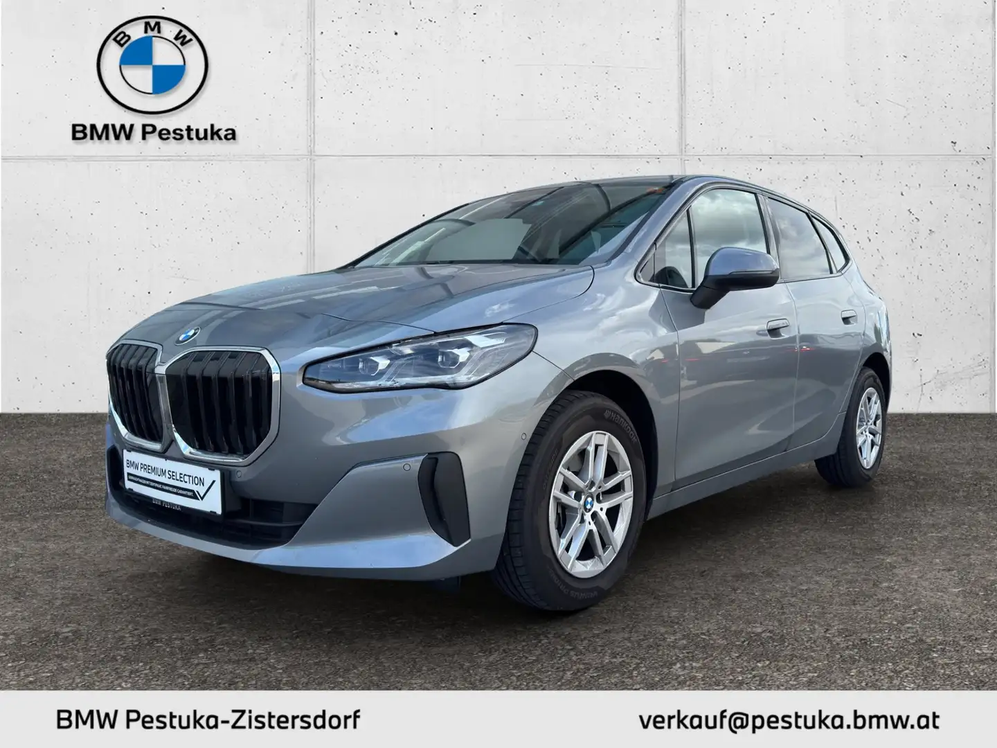 BMW 218 218d Active Tourer Gris - 1