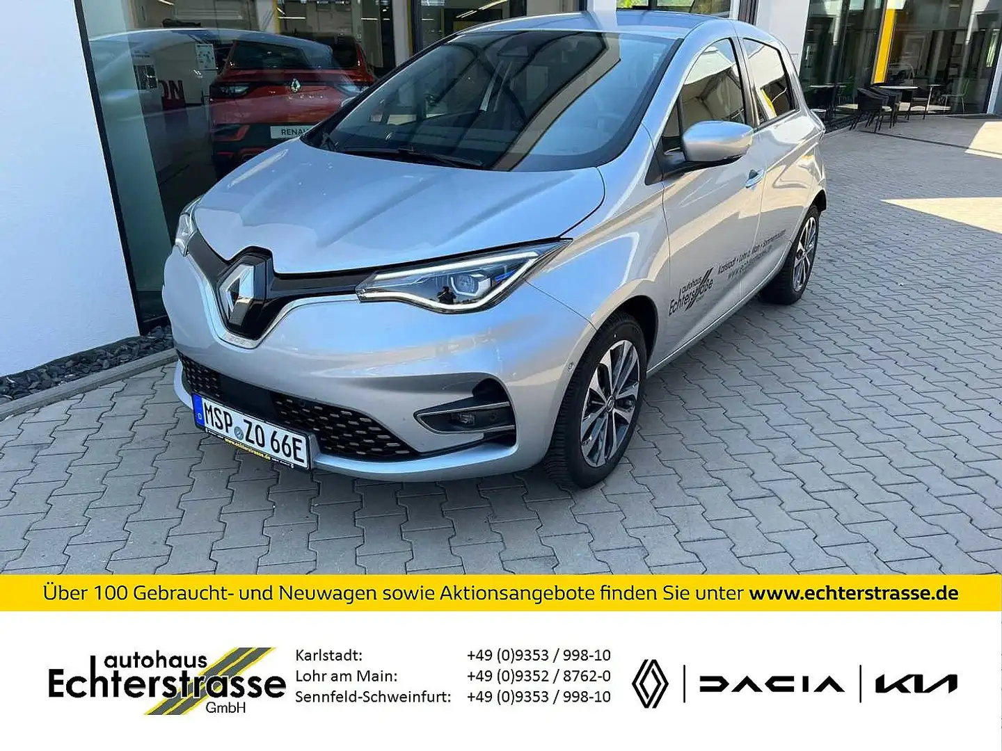 Renault ZOE (mit Batterie) Z.E. 50 INTENS +KAMERA +SHZ Silber - 1