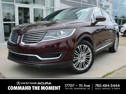 Red 2017 Lincoln MKX SUV / Crossover All-Wheel Drive 6-Speed Automatic