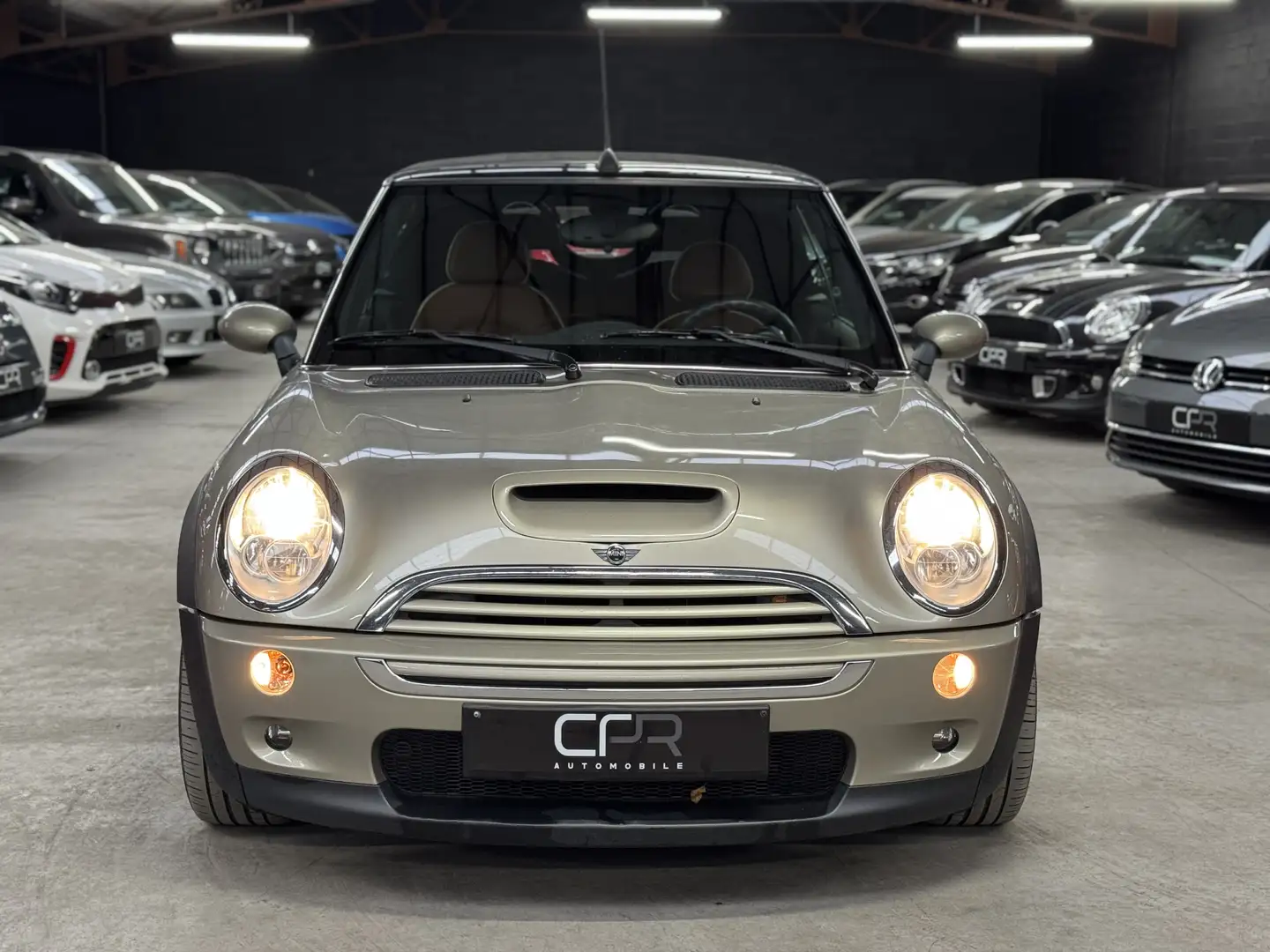MINI Cooper S 1.6  i * 1e PR * CUIR * SIDEWAK * CLIM * RADAR AR Beige - 2