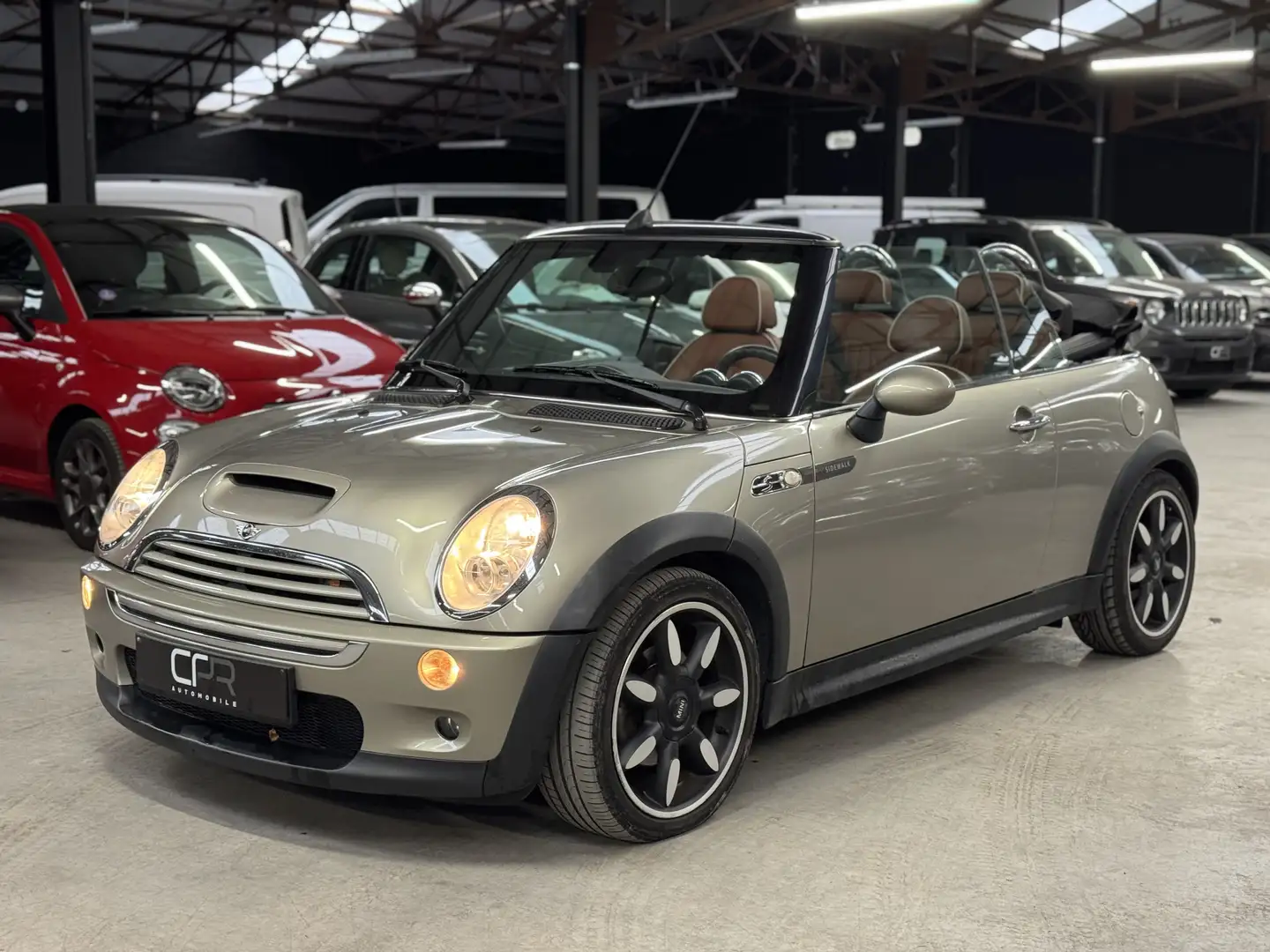 MINI Cooper S 1.6 i * 1e PR * CUIR * SIDEWAK * CLIM * RADAR AR Beige - 1