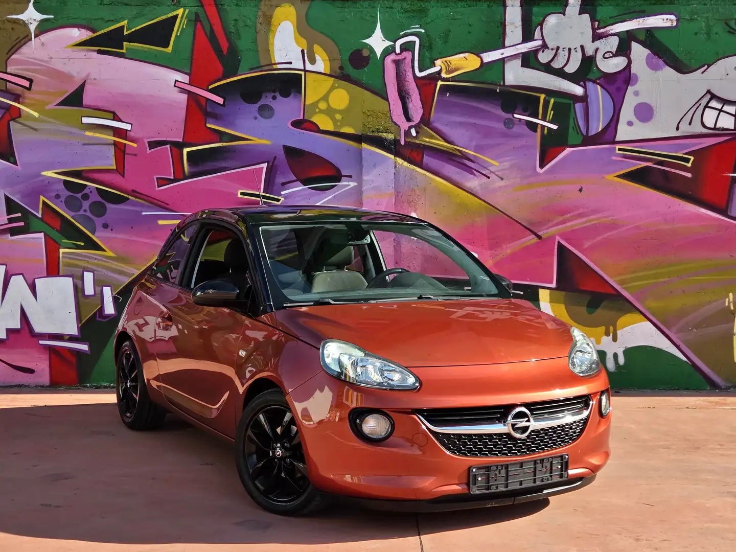 Opel Adam Adam 1.2i Glam - CLIM - PDC - LED - FEUILLE ROSE Arancione - 1