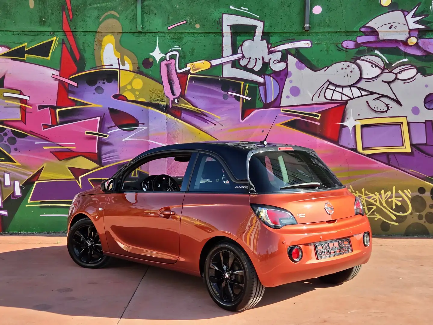 Opel Adam Adam 1.2i Glam - CLIM - PDC - LED - FEUILLE ROSE Arancione - 2