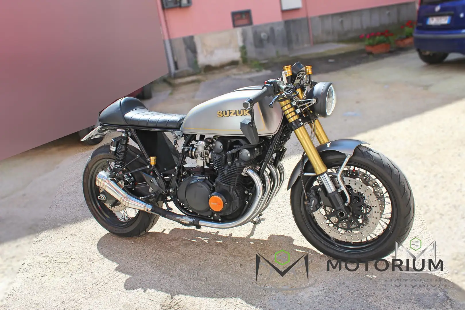 Suzuki GS 550 CAFE RACER Gris - 1